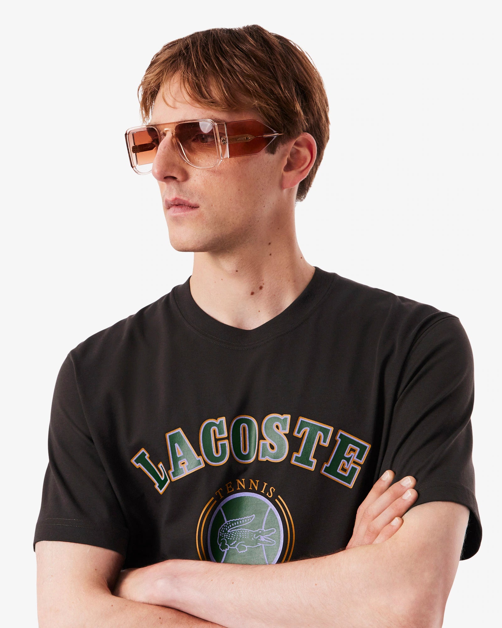 Lacoste Print Cotton T-shirt