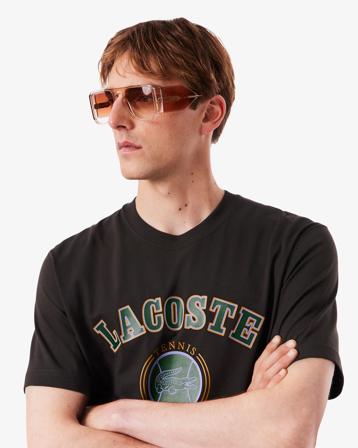 Lacoste Print Cotton T-shirt