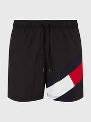 Tommy Hilfiger Flag Drawstring Mid Length Slim Fit Swim Shorts