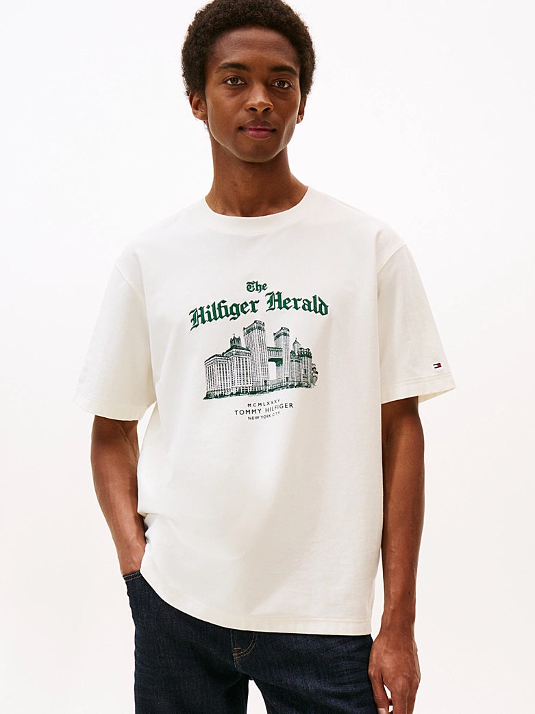 Tommy Hilfiger Graphic Relaxed Crew Neck T-Shirt