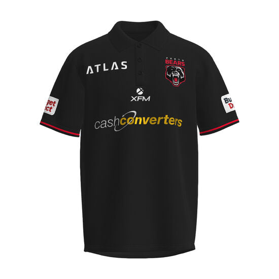 PERTH BEARS MEN'S BLACK POLO