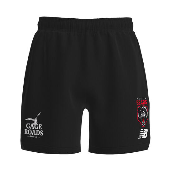PERTH BEARS MEN'S BLACK TRAVEL SHORTS