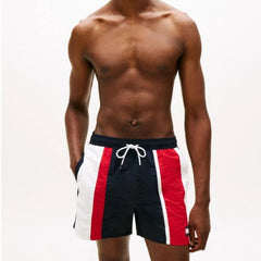 Tommy Hilfiger Heritage Colour Block Mid-Length Swim Shorts