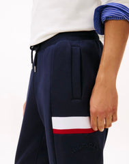 Tommy Hilfiger Colour-Blocked Fleece Cuffed Joggers
