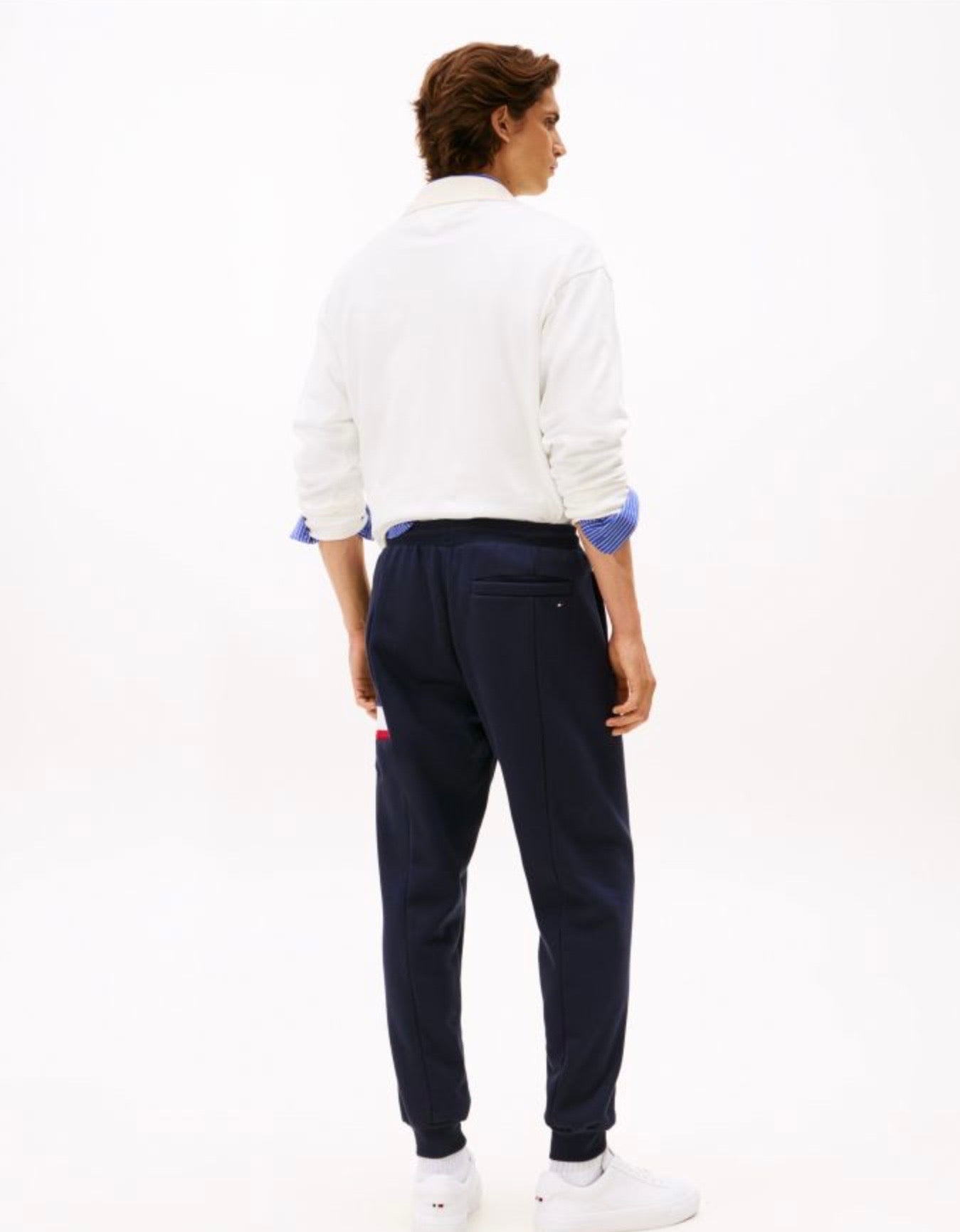 Tommy Hilfiger Colour-Blocked Fleece Cuffed Joggers