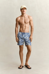 Gant Waves Print Swim Shorts