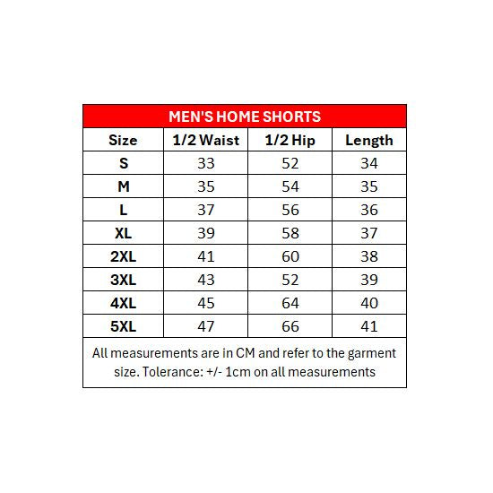 PERTH BEARS 2027 MEN'S HOME PLAYING SHORTS