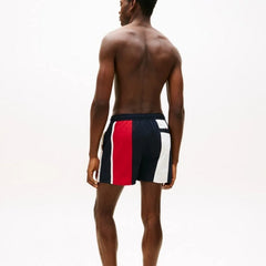 Tommy Hilfiger Heritage Colour Block Mid-Length Swim Shorts