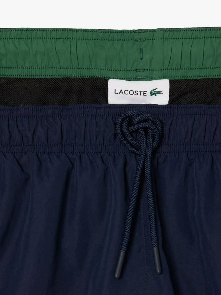 Mid Length Monochrome Swim Trunks