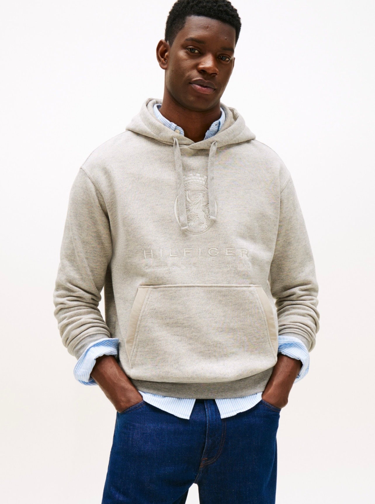 Tommy Hilfiger Varsity Crest Relaxed Fleece Hoody