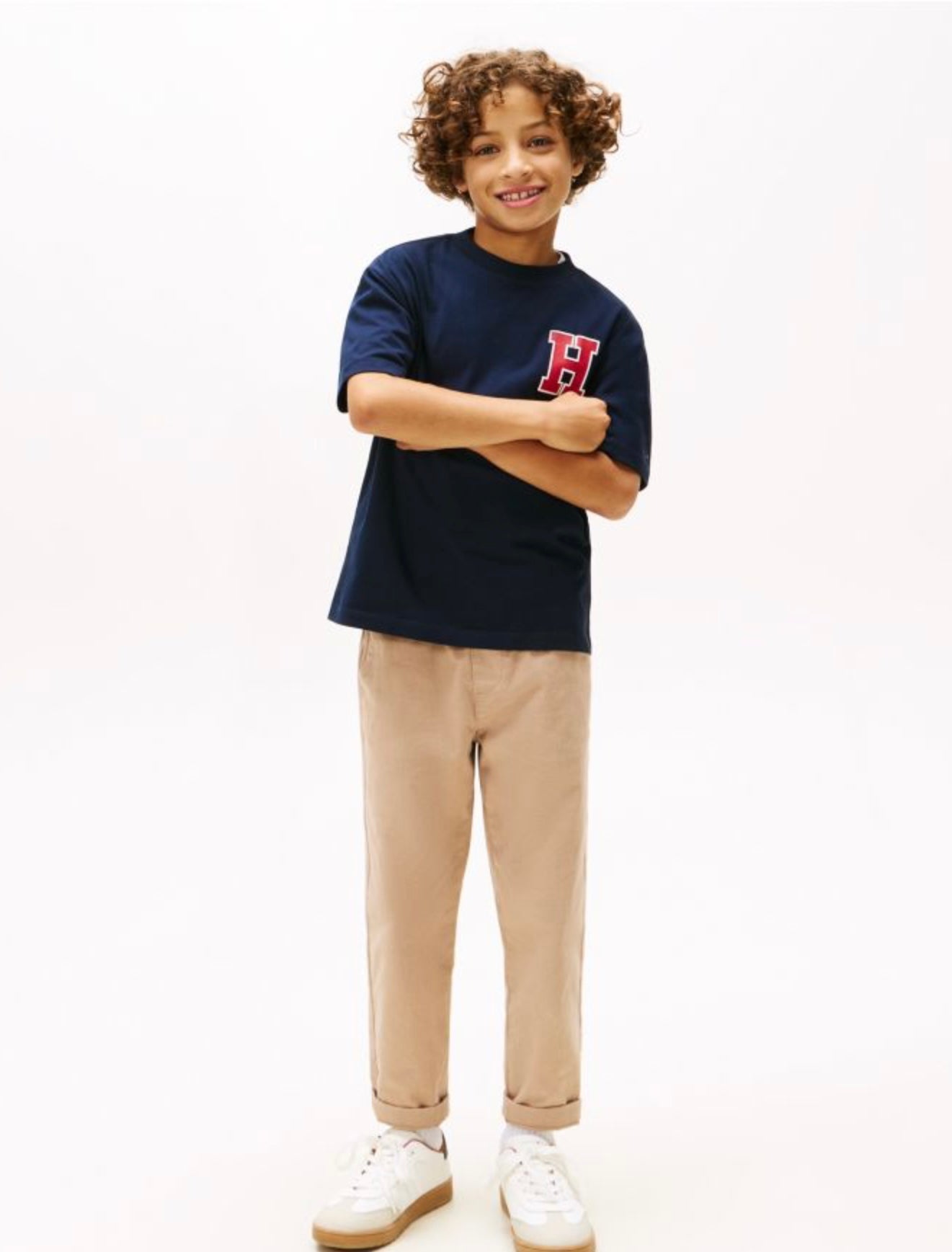 Tommy Hilfiger Varsity Back Logo Crew Neck T-Shirt