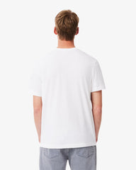 Lacoste Men’s Signature Print Cotton T-Shirt