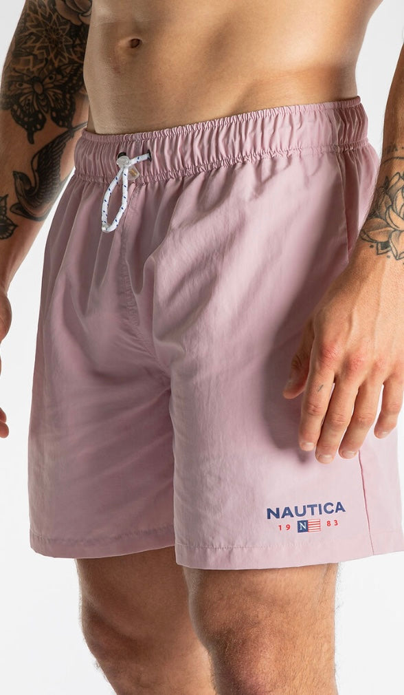 NAUTICA RELAXED FIT 6" VINTAGE 1983 FLAG SWIM SHORT