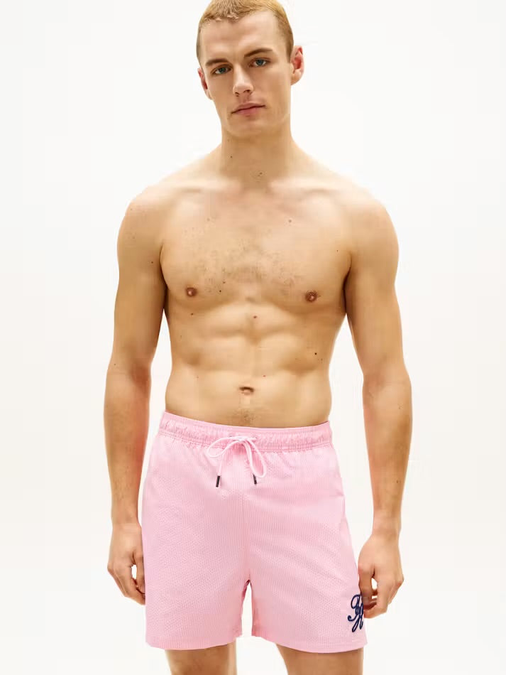 Tommy Hilfiger Ithaca Stripe Mid Length Swim Shorts