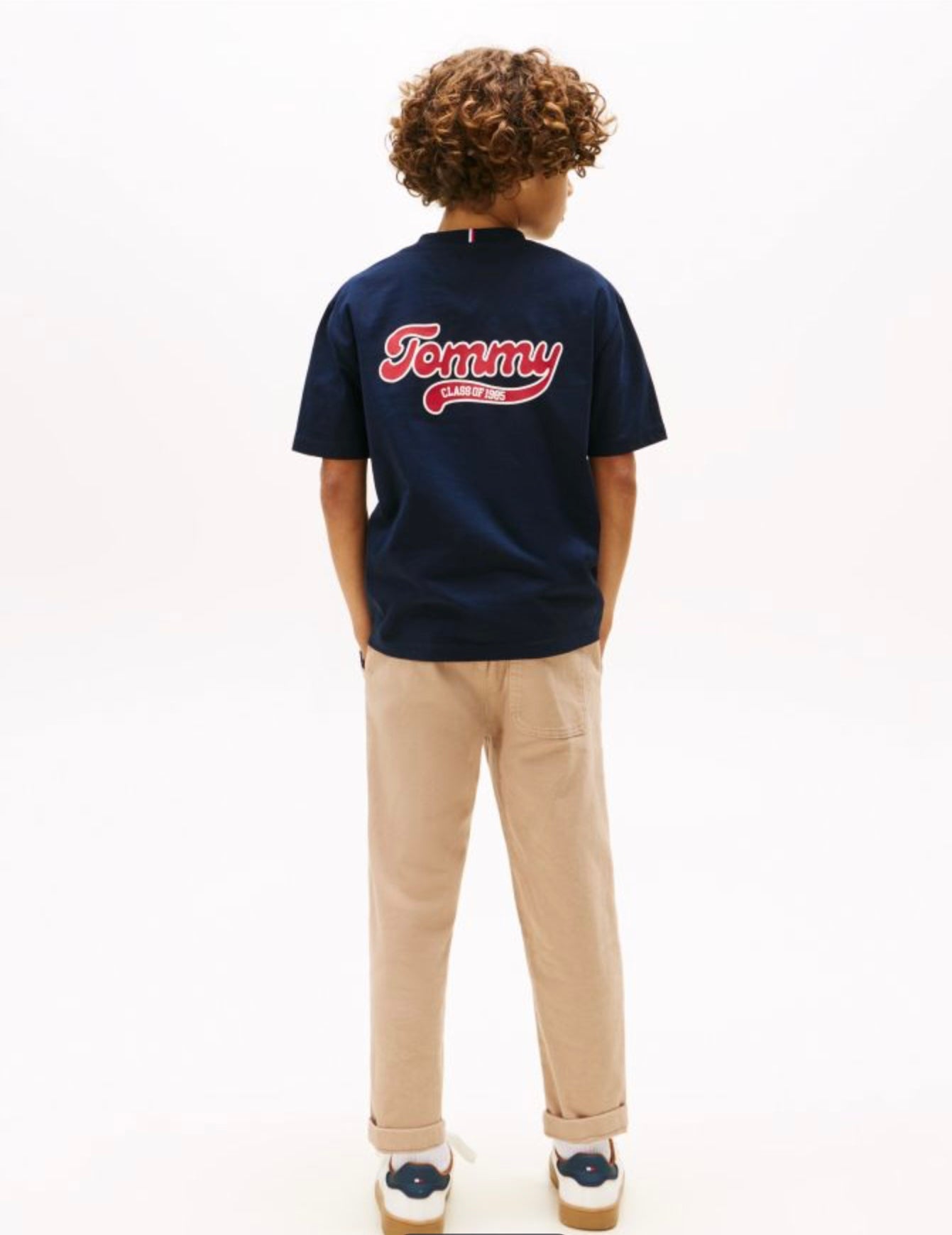 Tommy Hilfiger Varsity Back Logo Crew Neck T-Shirt
