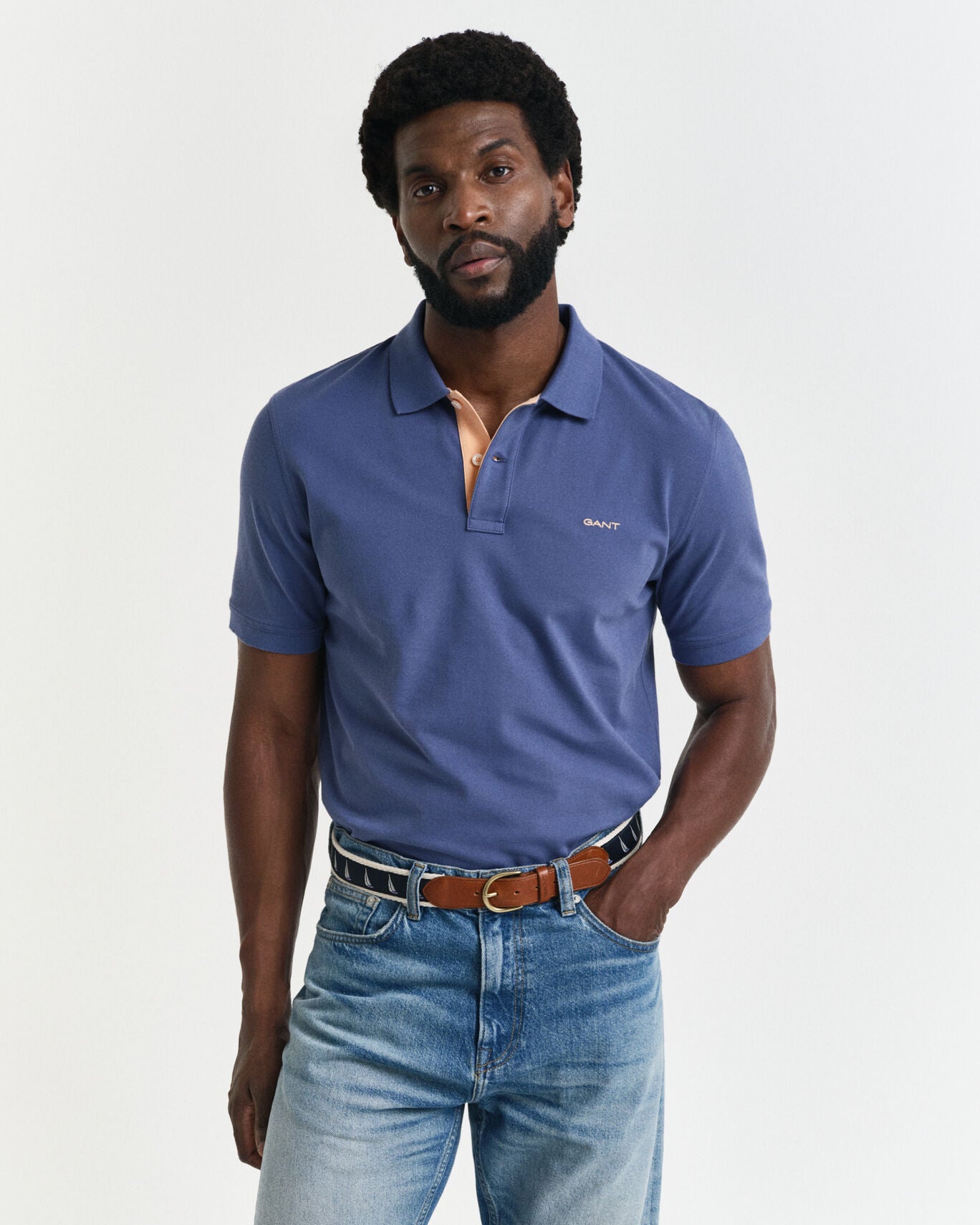 Gant Contrast Pique SS Rugger Polo