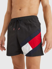 Tommy Hilfiger Flag Drawstring Mid Length Slim Fit Swim Shorts