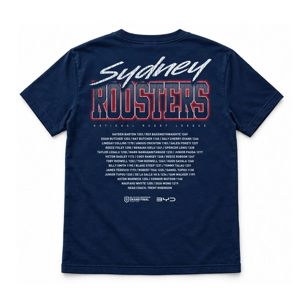“PRE-ORDER NOW” Sydney Roosters 2026 Adidas Premiership Premiers Tee