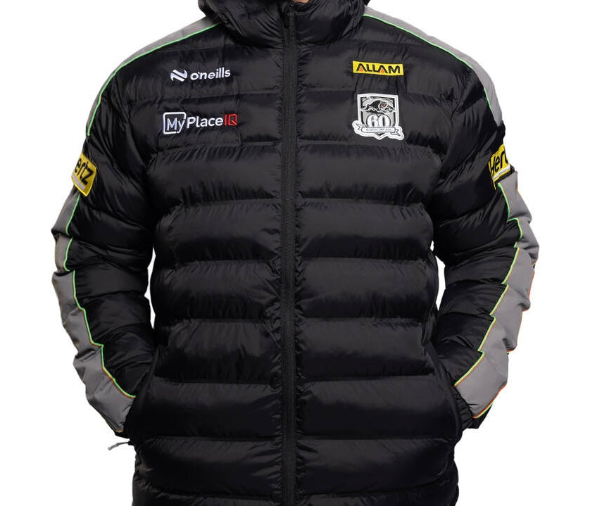 NRL 2026 Panthers Youth Hooded Padded Jacket