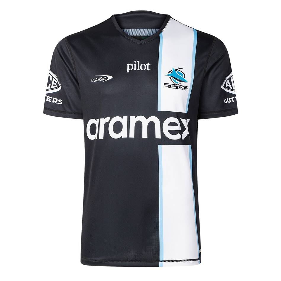 Cronulla Sharks Training Tee 2026 BLK- Mens