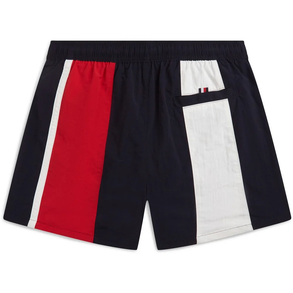 Tommy Hilfiger Heritage Colour Block Mid-Length Swim Shorts
