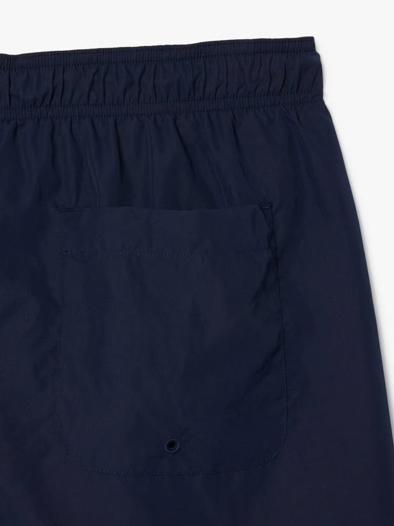 Mid Length Monochrome Swim Trunks