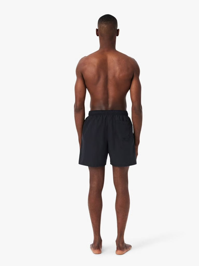 Mid Length Monochrome Swim Trunks