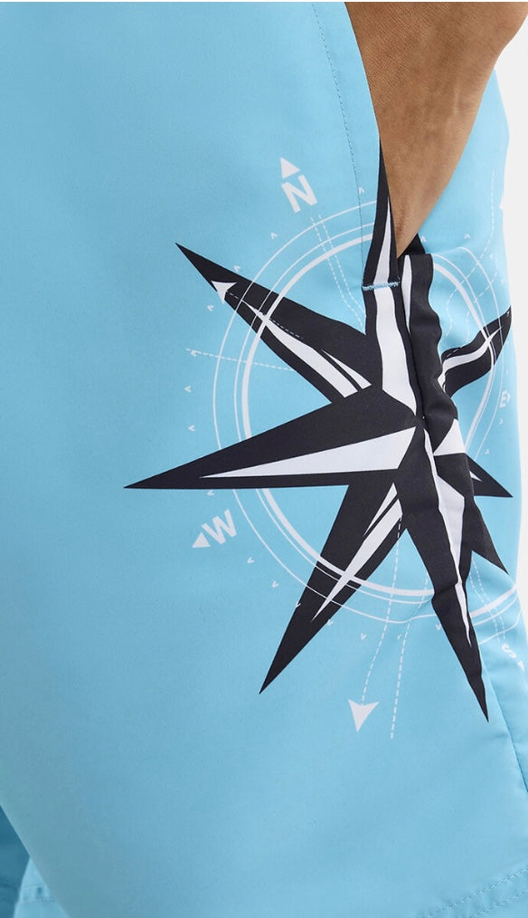 NAUTICA COMPETITION CHERRYWOOD 6" SWIM SHORTS