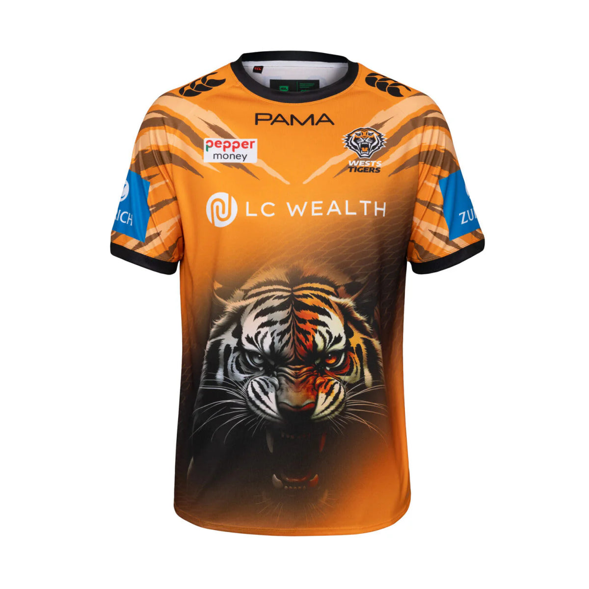 WESTS TIGERS 2026 ADULT TRAINING TEE