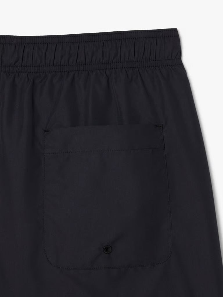 Mid Length Monochrome Swim Trunks