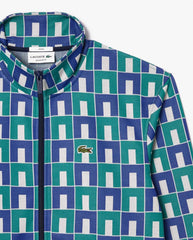 Robert George Jacquard Motif Zipped Sweatshirt