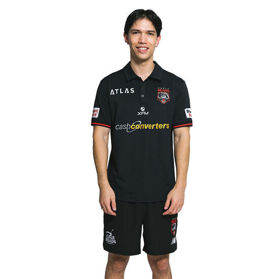 PERTH BEARS MEN'S BLACK POLO