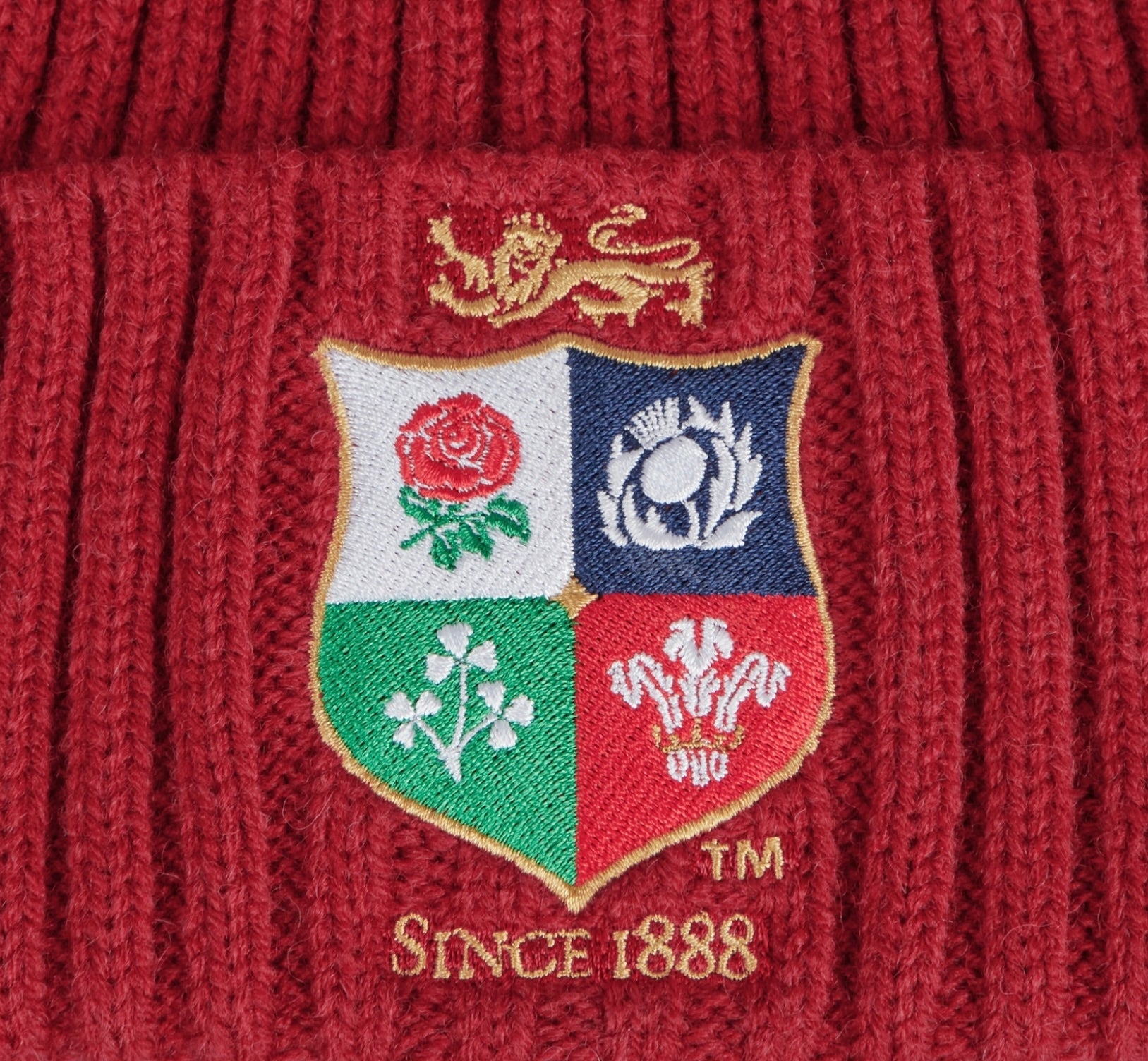 BRITISH & IRISH LIONS CCC BEANIE RED