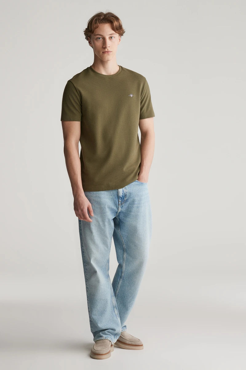 Gant Texture SS T-Shirt