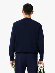 Lacoste Branded Stripe Tennis Sweatshirt