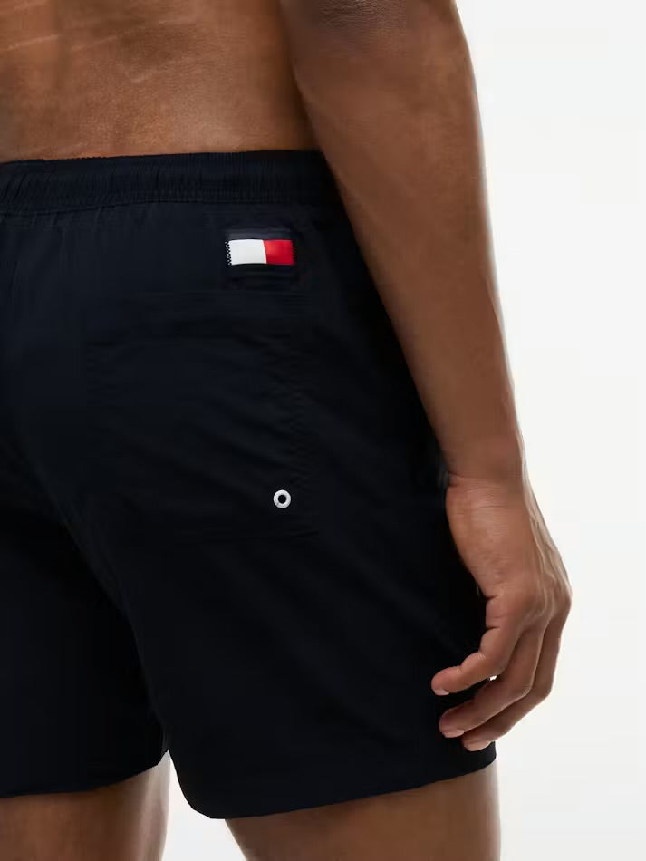 Tommy Hilfiger Flag Drawstring Mid Length Slim Fit Swim Shorts