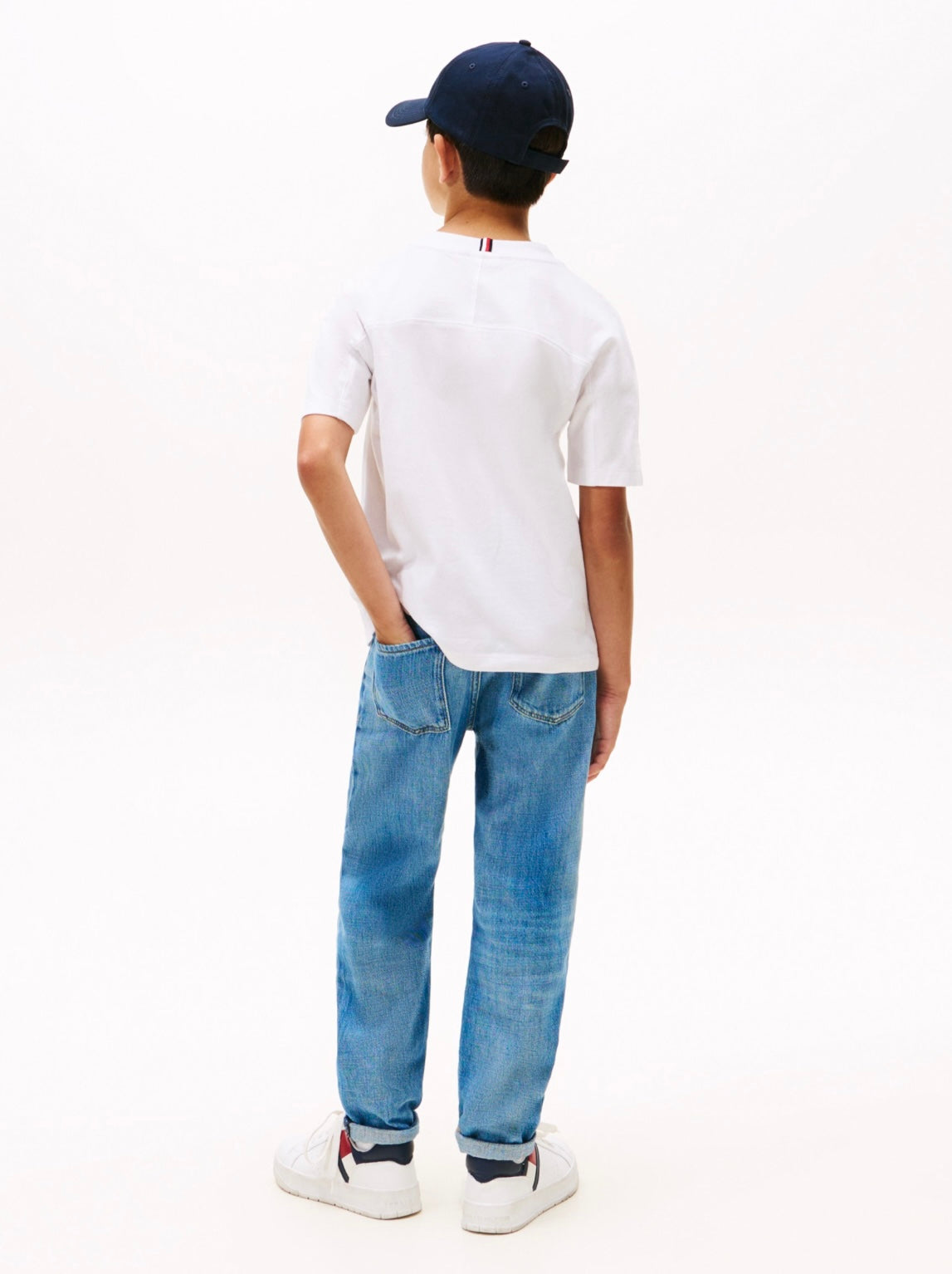 Tommy Hilfiger Hilfiger Flag Crew Neck T-Shirt