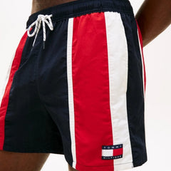 Tommy Hilfiger Heritage Colour Block Mid-Length Swim Shorts