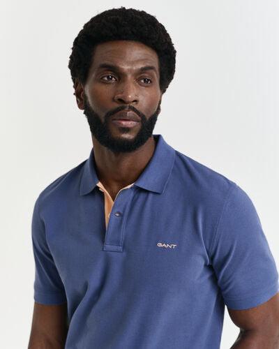 Gant Contrast Pique SS Rugger Polo