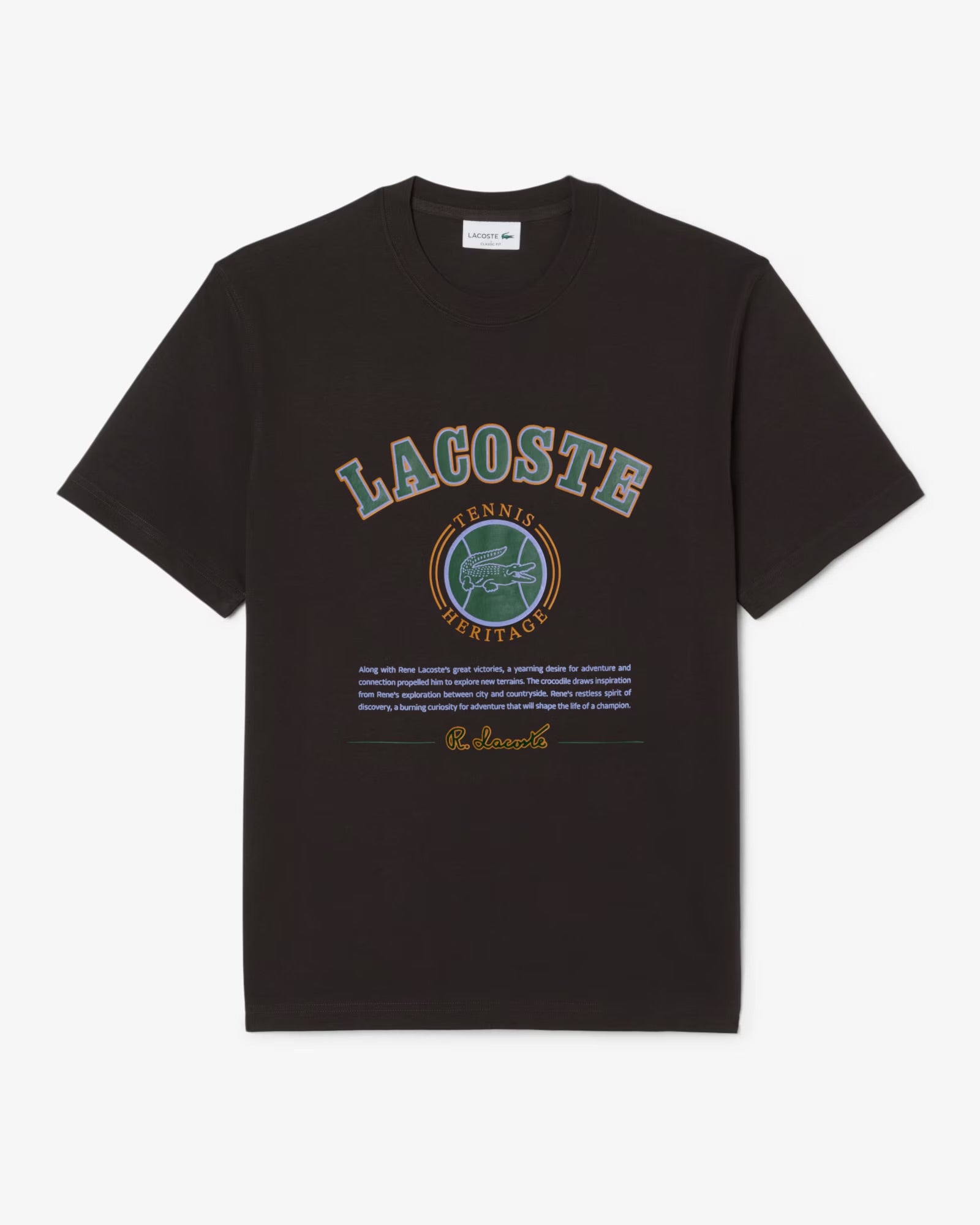 Lacoste Print Cotton T-shirt