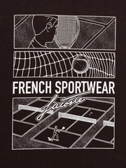 Lacoste Tennis Court Print Cotton T-shirt
