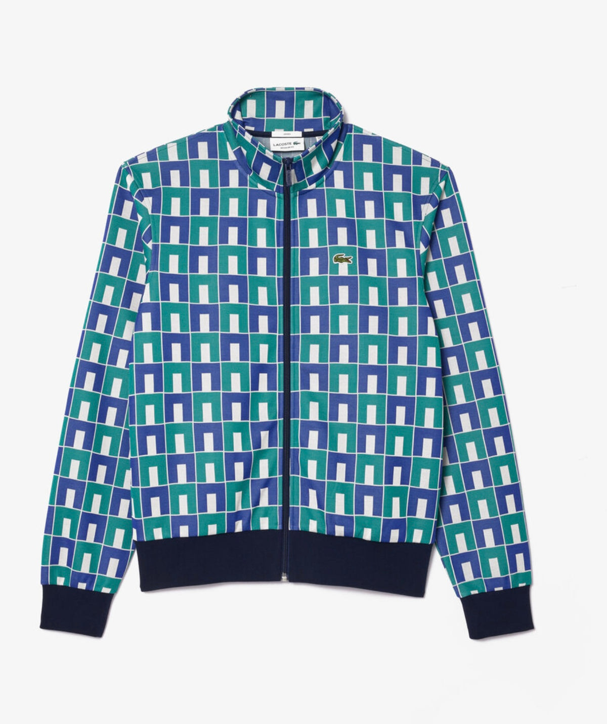 Robert George Jacquard Motif Zipped Sweatshirt