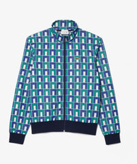 Robert George Jacquard Motif Zipped Sweatshirt