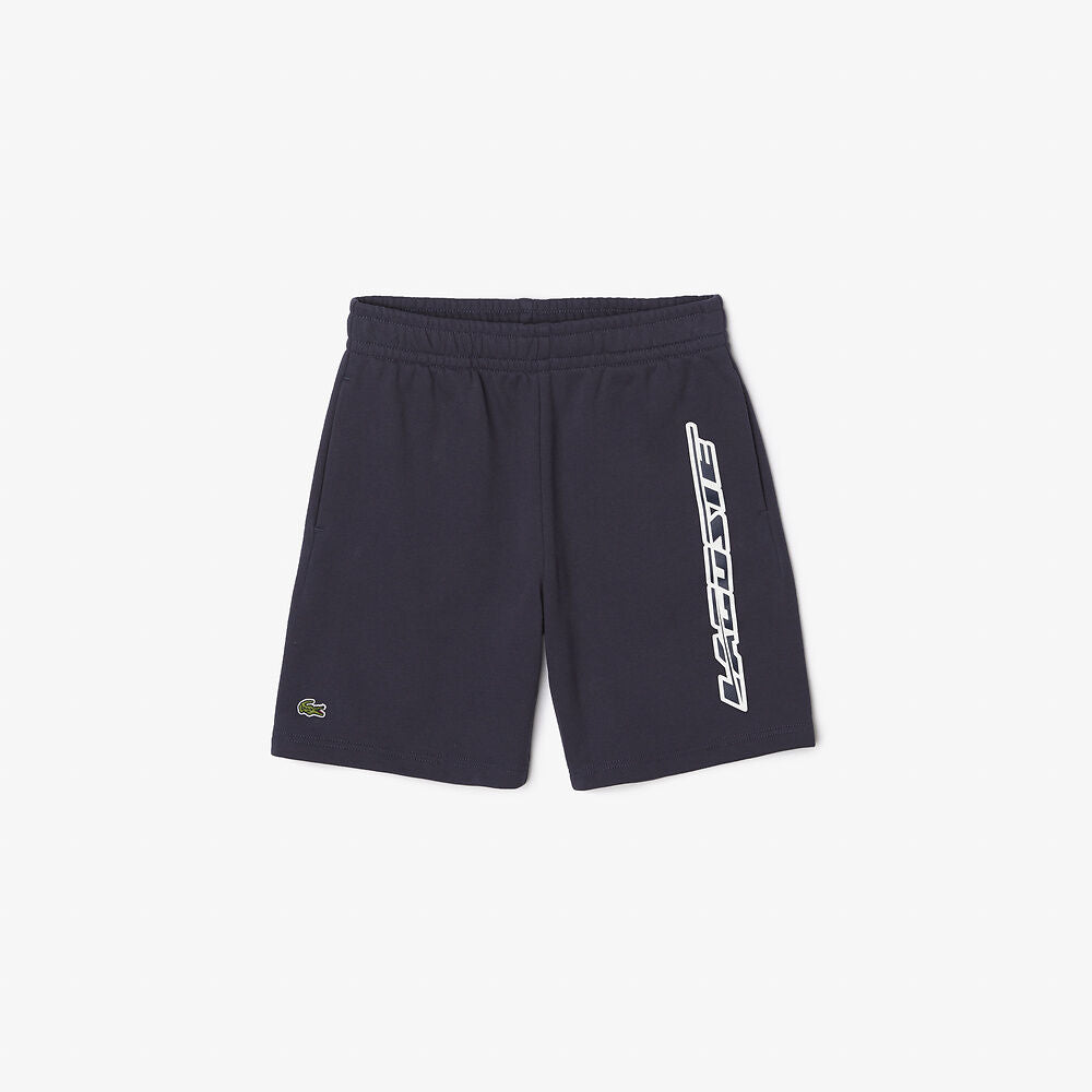 Lacoste Boys Organic Cotton Contrast Branding Shorts
