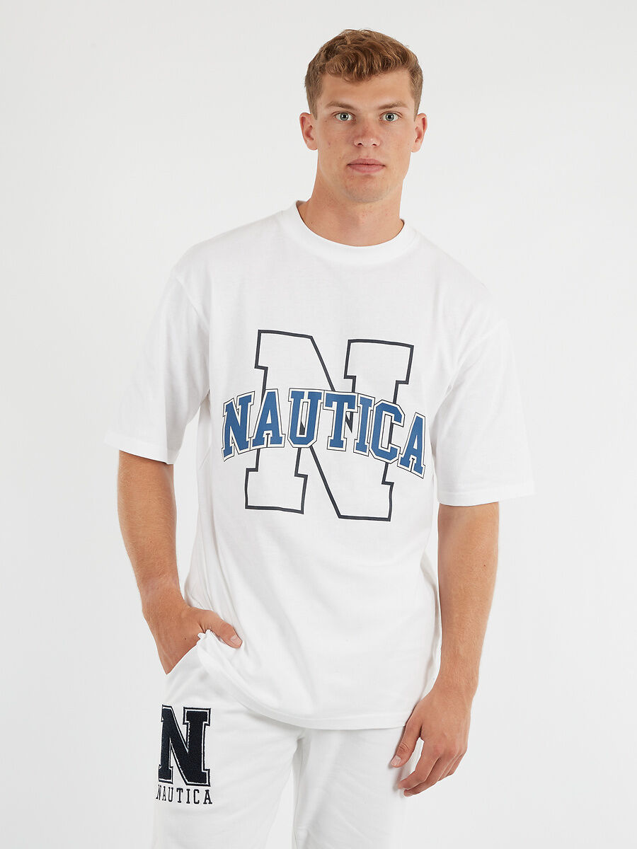 Nautica College Omega Letterman Heavyweight Tee