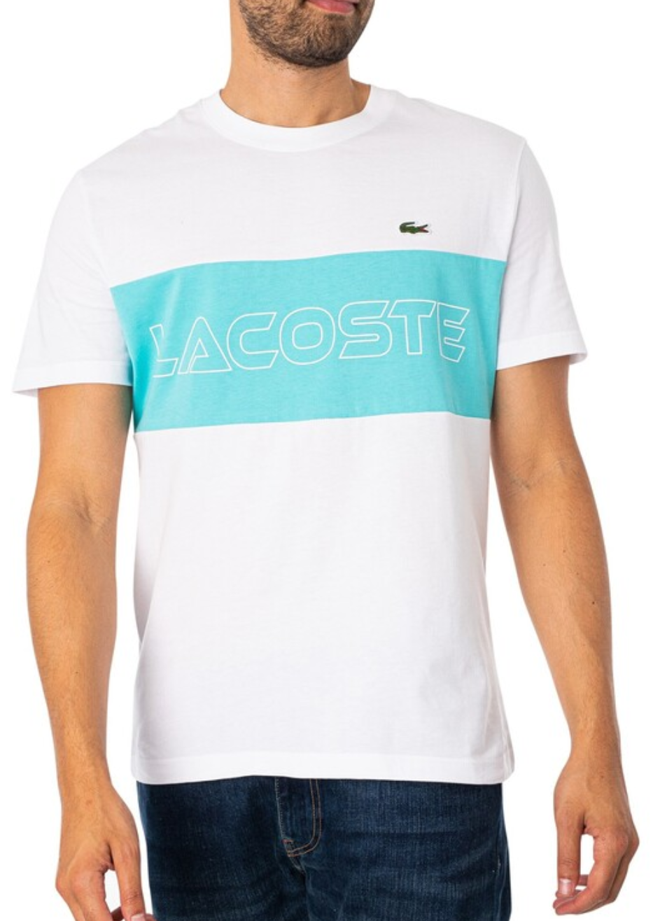 Lacoste Printed Colourblock T-shirt