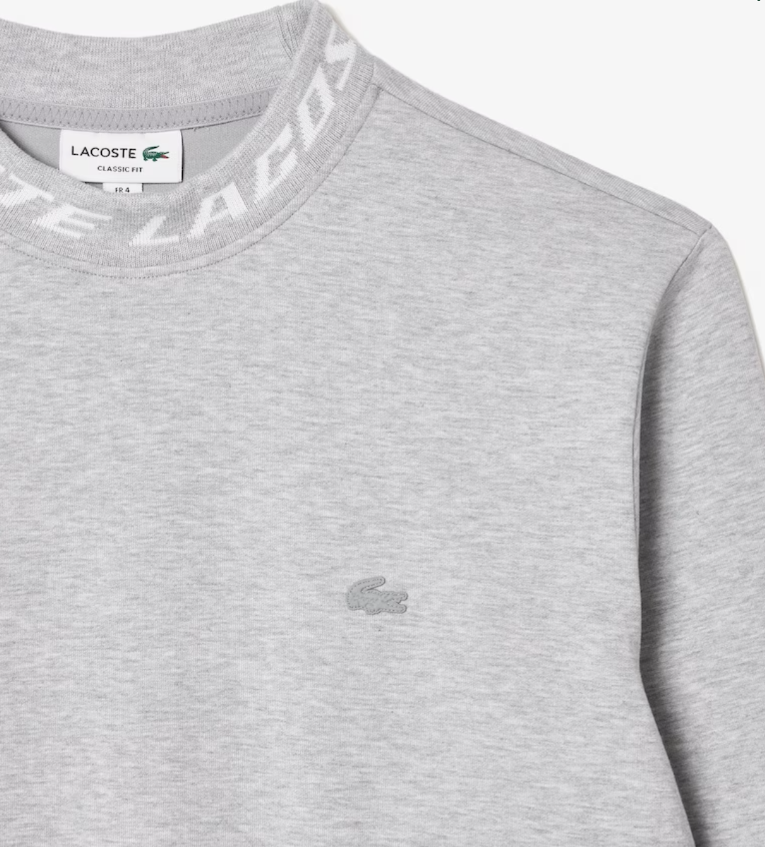 Lacoste Men's Logo Collar Sweatshirt