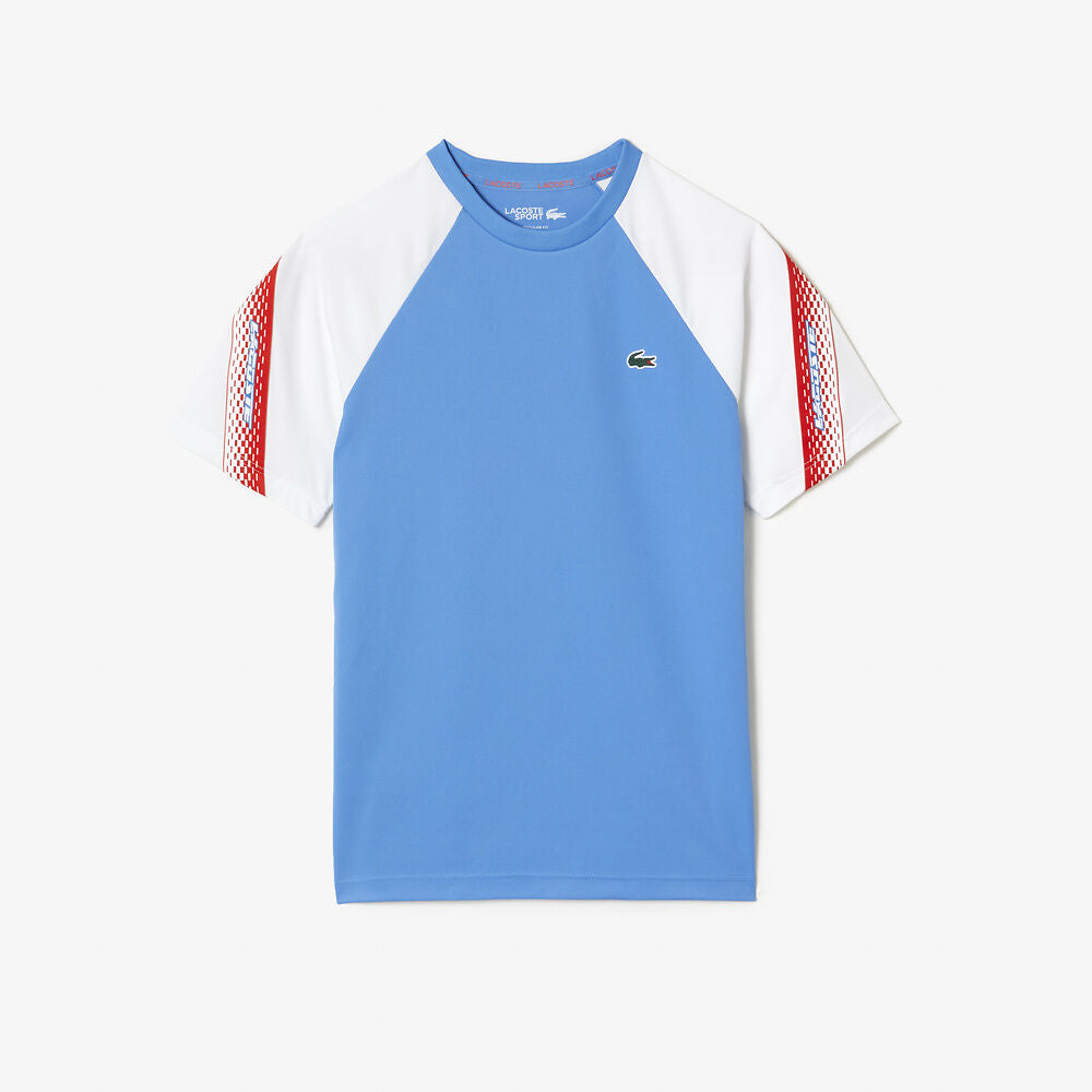 Lacoste Men's Sport Logo Stripe T-Shirt