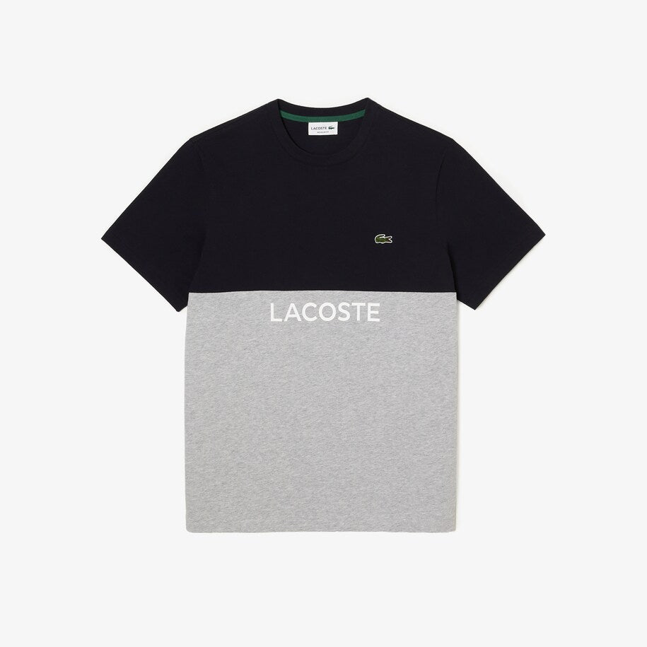 Lacoste Regular Fit Cotton Jersey Colourblock T-shirt