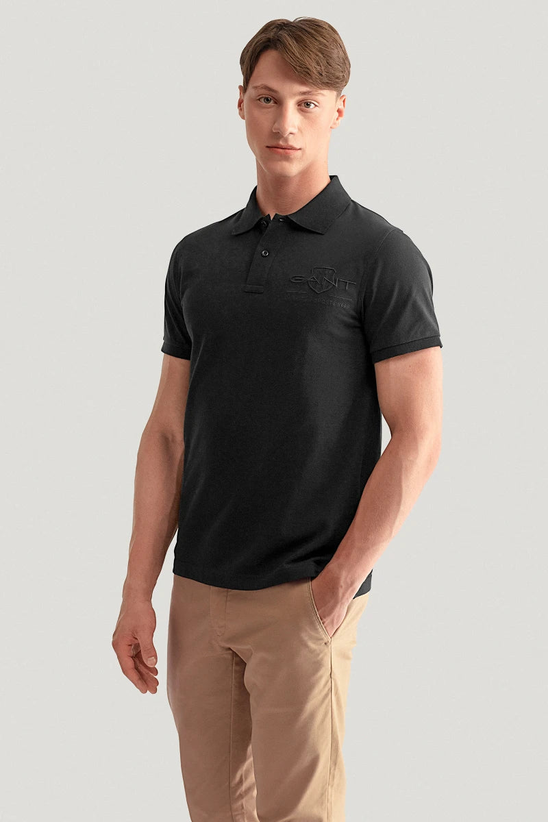 Gant Tonal Shield SS Rugger Polo